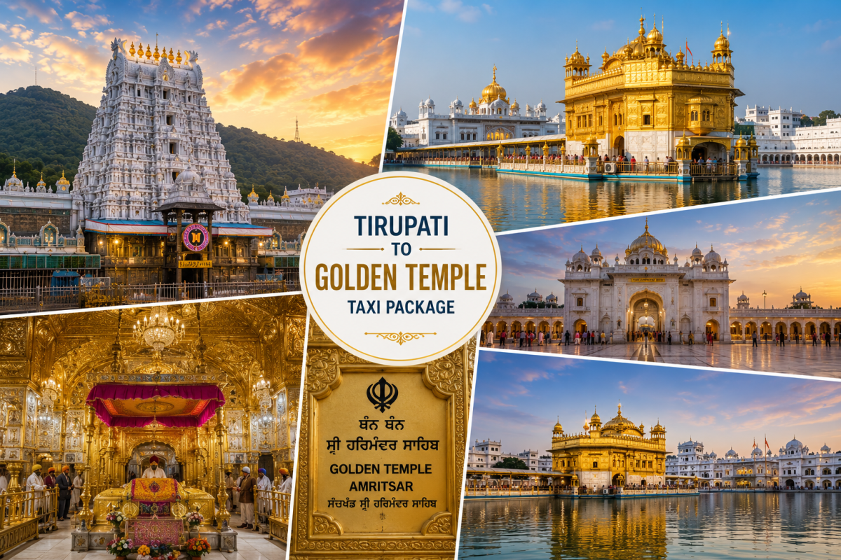 Golden temple Taxi Package ₹5000/-