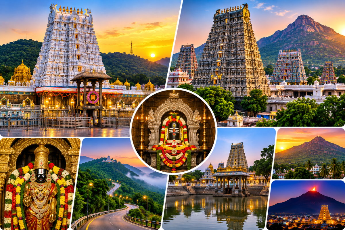Arunachalam 2Days Taxi Package ₹9500/-